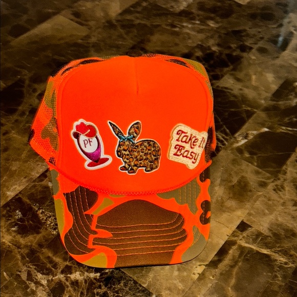 POSHFEST 2024 OTTO Orange Camo Trucker Hat CUSTOM - Picture 2 of 9